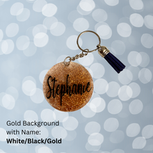 Load image into Gallery viewer, Custom Keychain| Personalized Keychain with Name & Tassel | Acrylic
