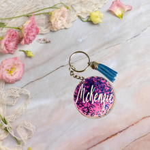 Load image into Gallery viewer, Custom Keychain| Personalized Keychain with Name &amp; Tassel |  Acrylic
