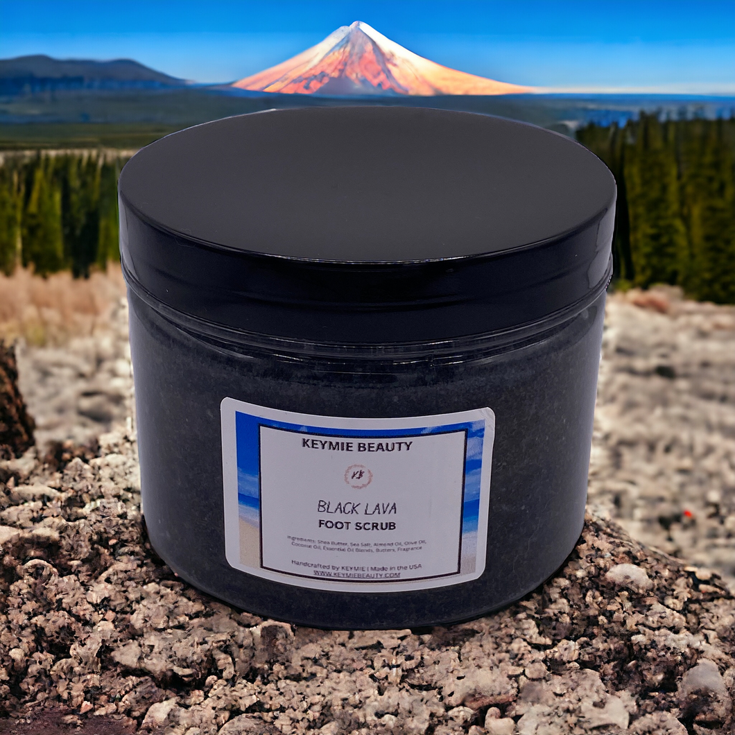 Black Lava Foot Scrub