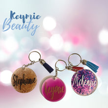 Load image into Gallery viewer, Custom Keychain| Personalized Keychain with Name &amp; Tassel |  Acrylic
