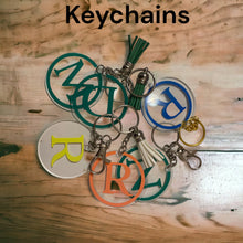 Load image into Gallery viewer, Personalized Monogram Keychain
